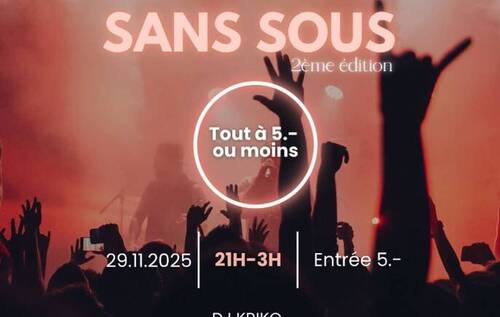 Soirée sans sous