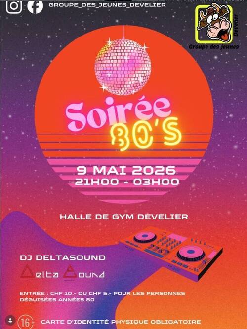 Soirée année 80