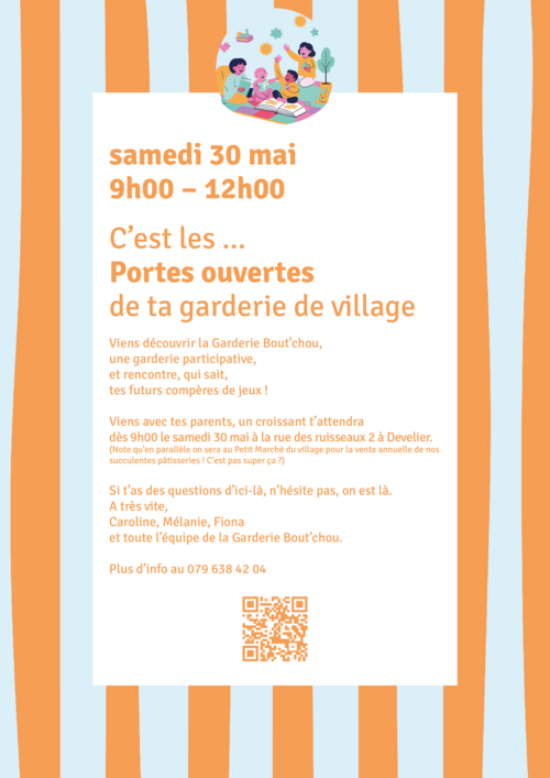 Portes ouvertes Garderie Bout'chou
